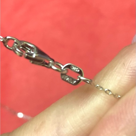 Haltoms Diamond letter C 925 sterling necklace - Picture 2 of 3